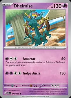Dhelmise card in Spanish
