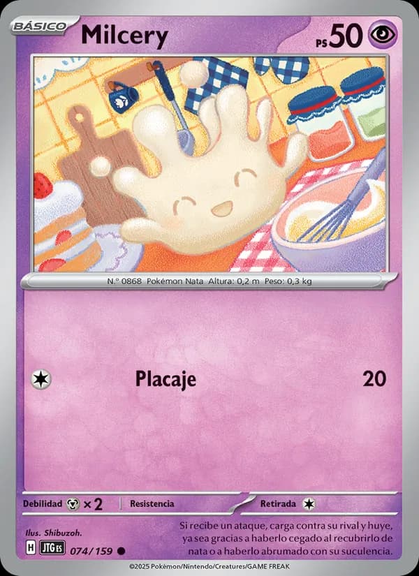 Milcery card in Spanish