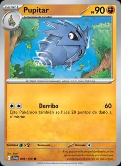 Pupitar card in Spanish