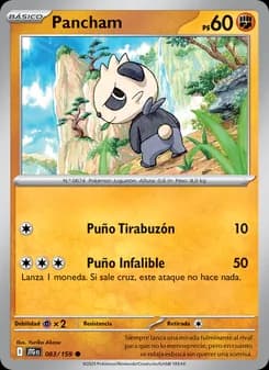 Pancham card in Spanish