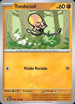 Toedscool card in Spanish