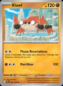 Klawf card in Spanish