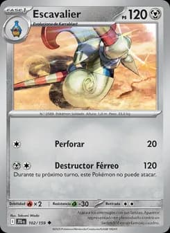 Escavalier card in Spanish