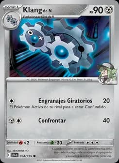 Klang de N card in Spanish
