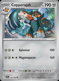 Copperajah card in Spanish
