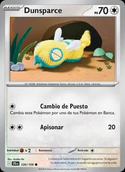 Dunsparce card in Spanish