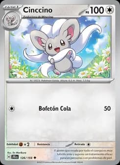 Cinccino card in Spanish