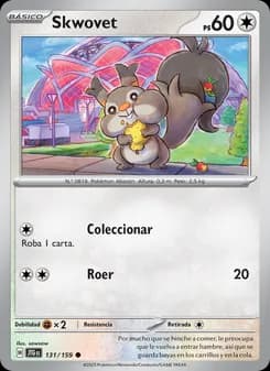 Skwovet card in Spanish