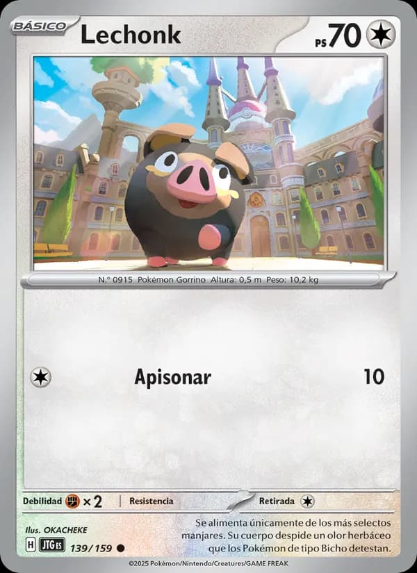 Lechonk card in Spanish