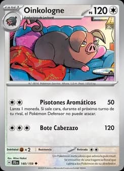 Oinkologne card in Spanish