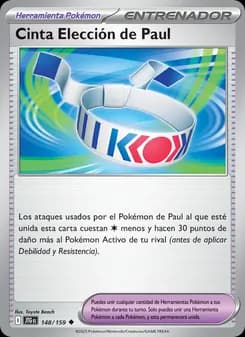 Cinta Elección de Paul card in Spanish