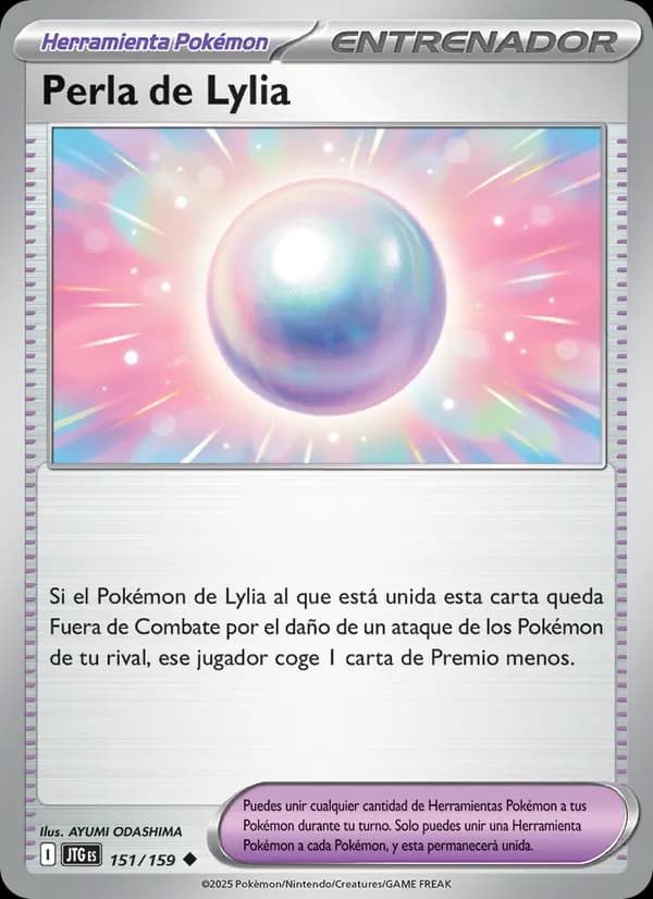Perla de Lylia card in Spanish