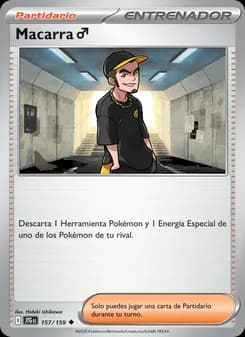 Macarra ♂ card in Spanish