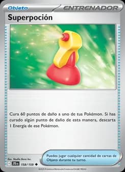 Superpoción card in Spanish