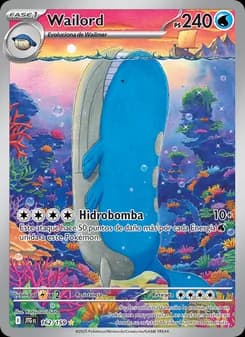 Wailord card in Spanish