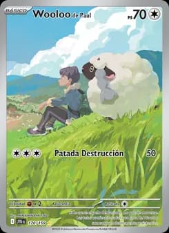 Wooloo de Paul card in Spanish