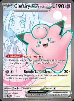 Clefairy ex de Lylia card in Spanish