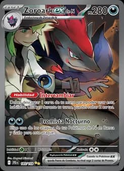 Zoroark ex de N card in Spanish