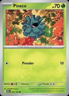 Pineco card in Spanish
