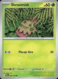 Shroomish card in Spanish