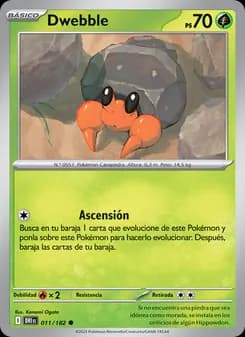 Dwebble card in Spanish