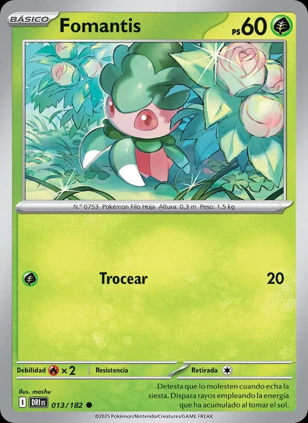 Fomantis card in Spanish