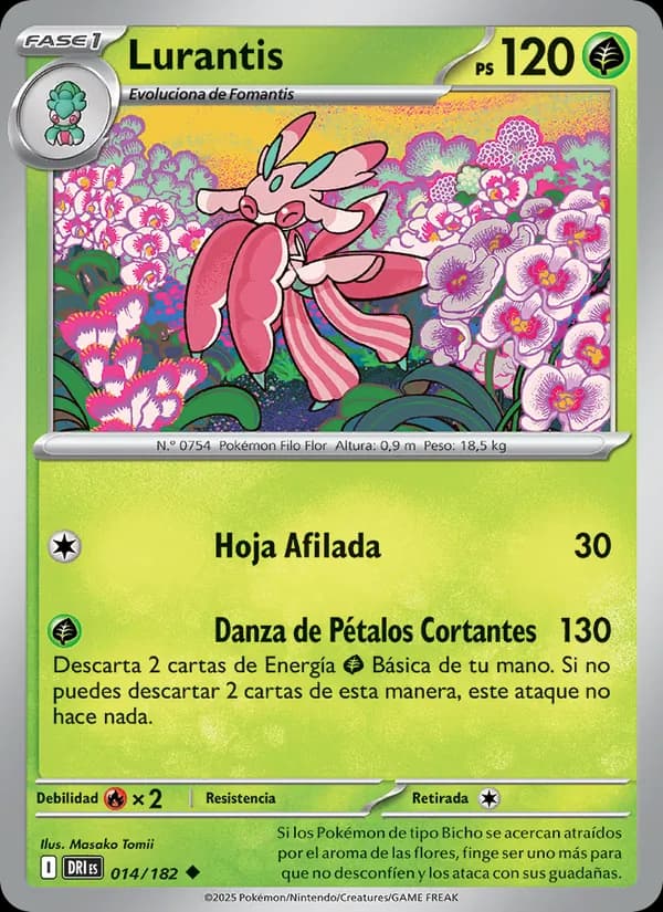 Lurantis card in Spanish