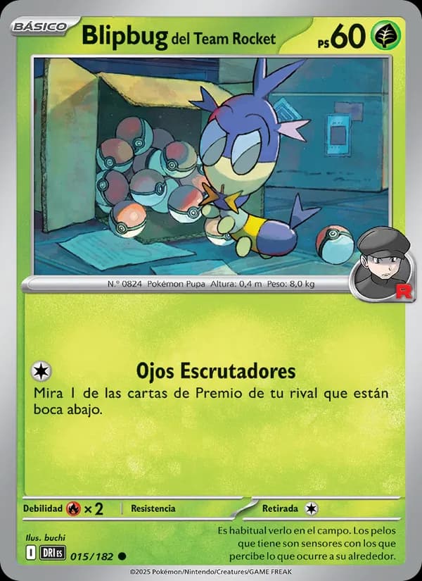 Blipbug del Team Rocket card in Spanish