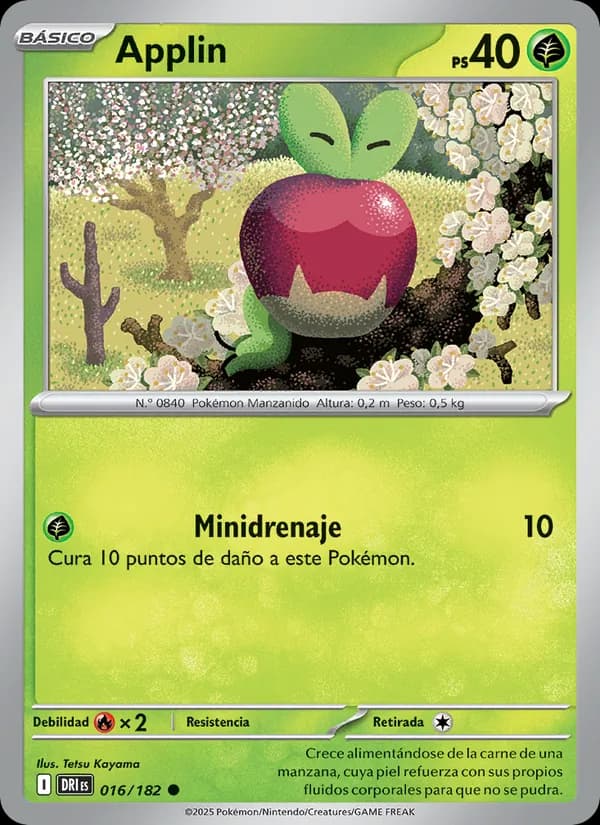 Applin card in Spanish