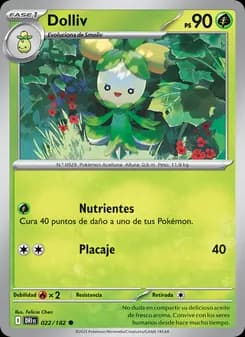 Dolliv card in Spanish