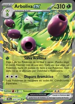 Arboliva ex card in Spanish