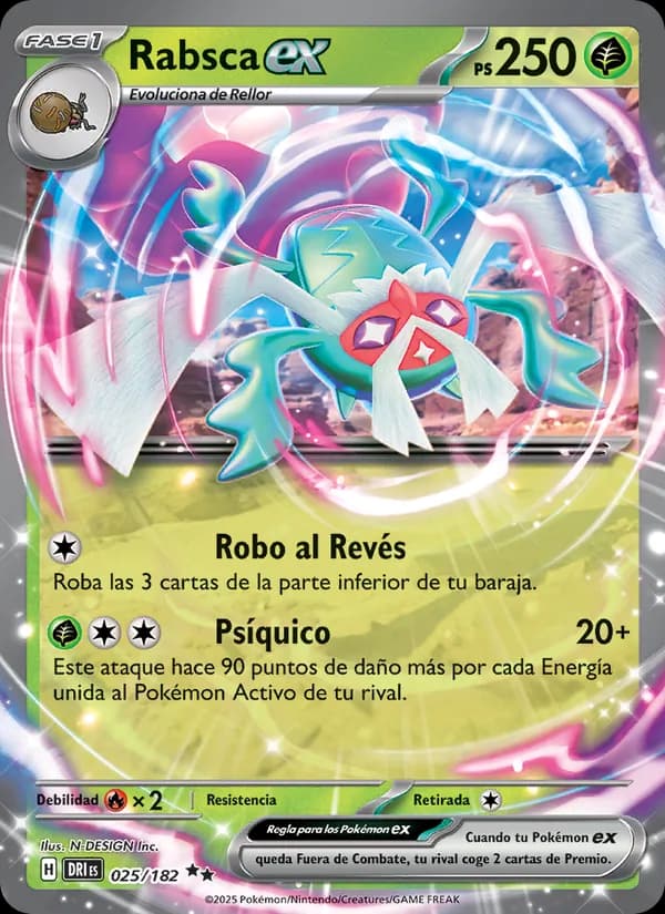 Rabsca ex card in Spanish