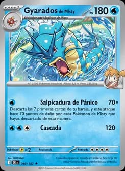 Gyarados de Misty card in Spanish