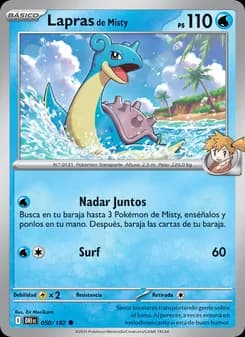 Lapras de Misty card in Spanish