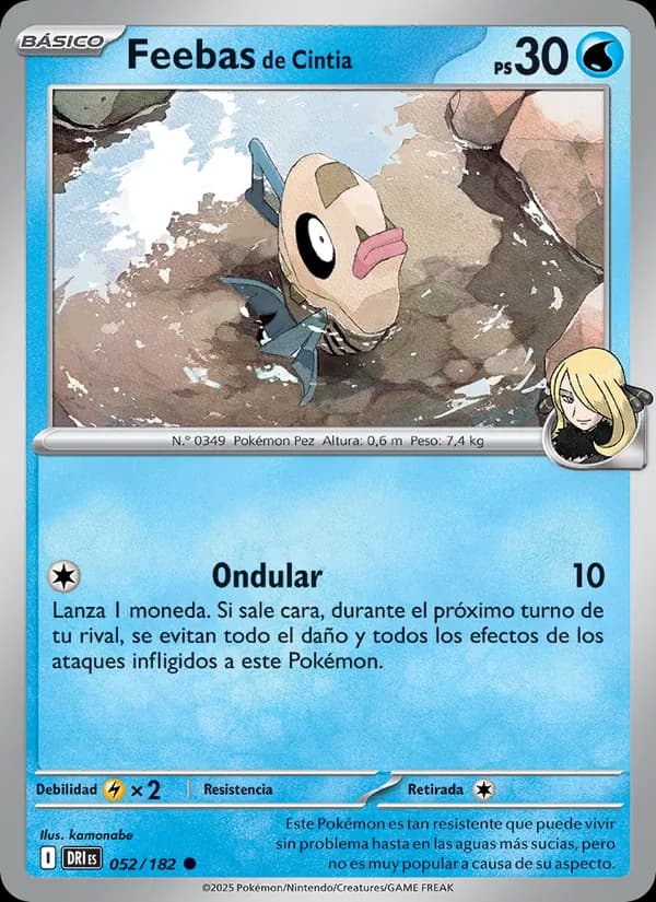 Feebas de Cintia card in Spanish