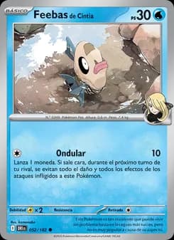Feebas de Cintia card in Spanish