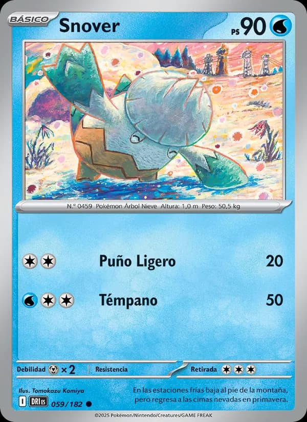 Snover card in Spanish