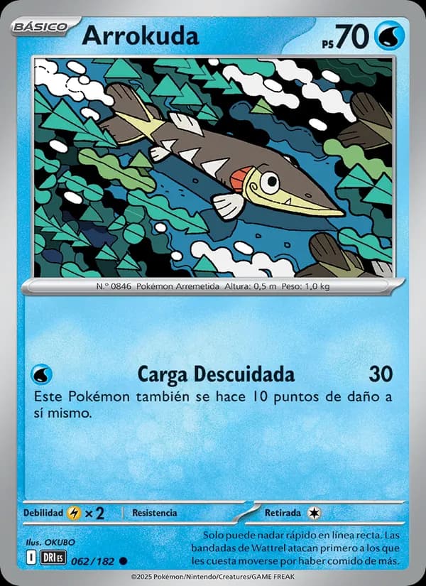 Arrokuda card in Spanish