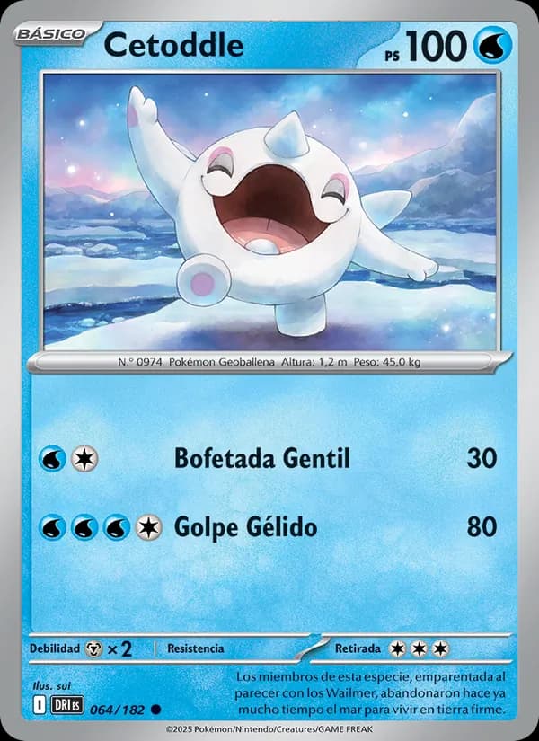 Cetoddle card in Spanish