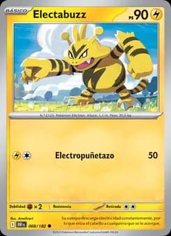 Electabuzz card in Spanish
