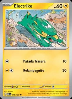 Electrike card in Spanish