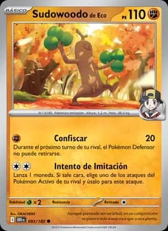 Sudowoodo de Eco card in Spanish