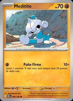 Meditite card in Spanish