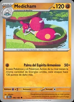 Medicham card in Spanish