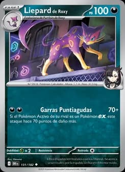Liepard de Roxy card in Spanish