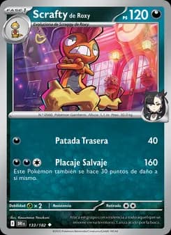 Scrafty de Roxy card in Spanish