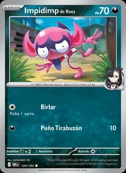 Impidimp de Roxy card in Spanish