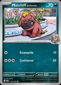 Maschiff de Damián card in Spanish