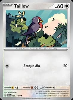 Taillow card in Spanish
