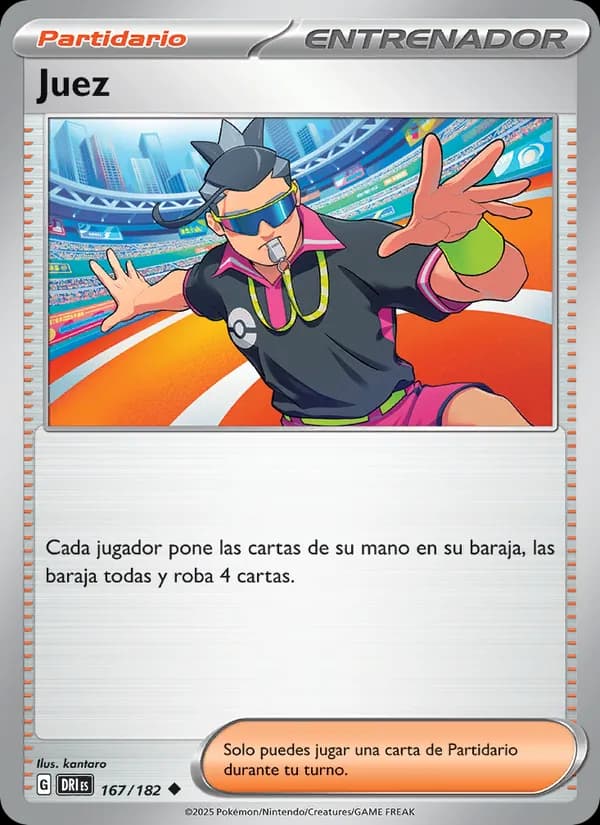 Juez card in Spanish